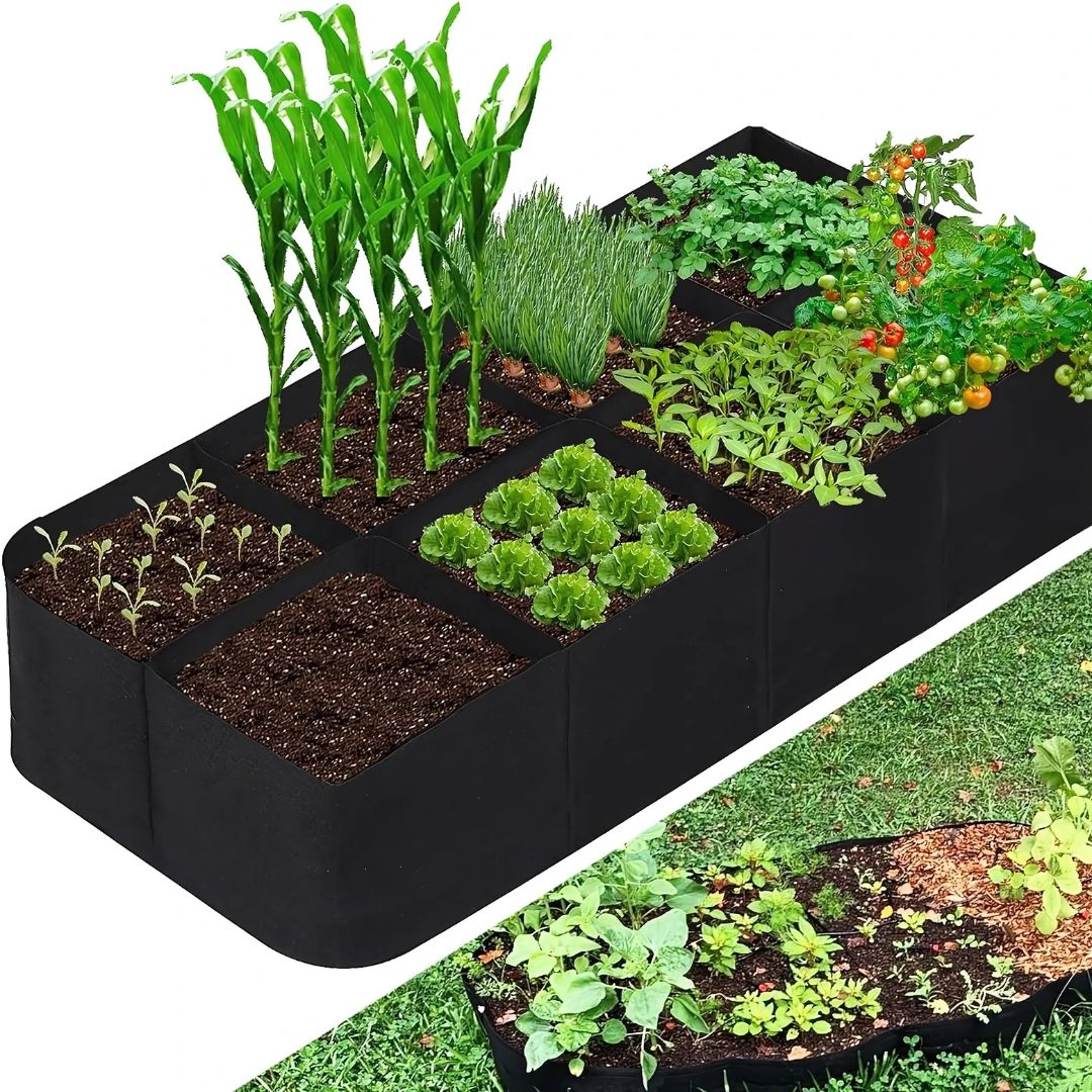 Extra-Large 8-Grid Raised Garden Bed Kit