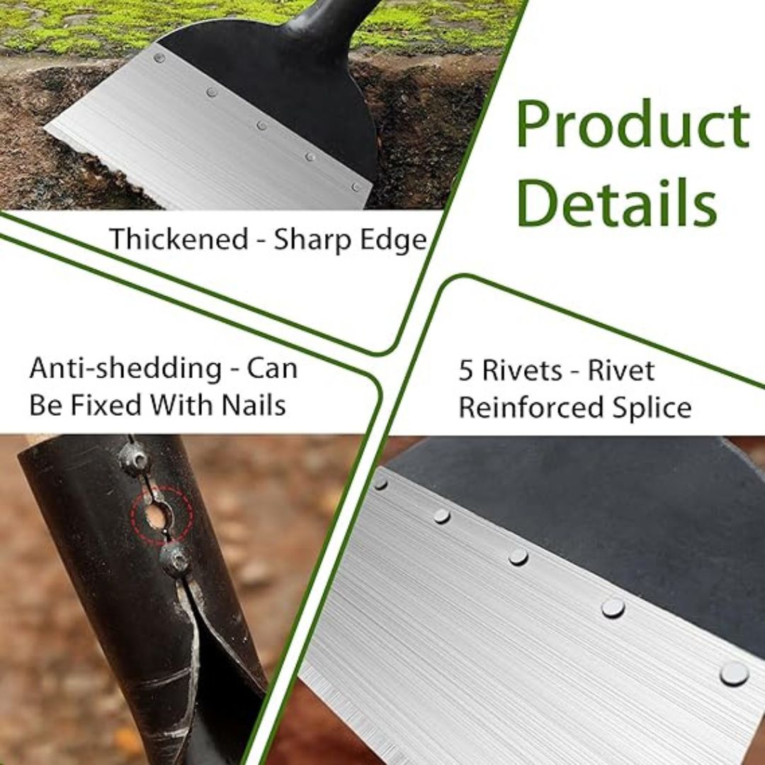 Heavy-Duty Multifunctional Garden Cleaning Shovel
