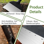 Heavy-Duty Multifunctional Garden Cleaning Shovel