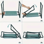 Ergonomic Garden Kneeler and Seat (Green)