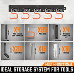 4-Pack Heavy-Duty Metal Garden Tool Organizer