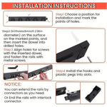 4-Pack Heavy-Duty Metal Garden Tool Organizer