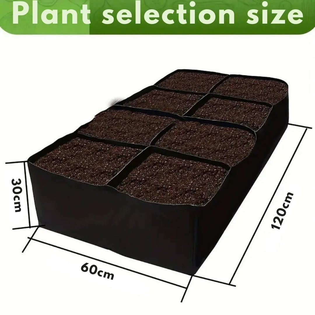 Extra-Large 8-Grid Raised Garden Bed Kit