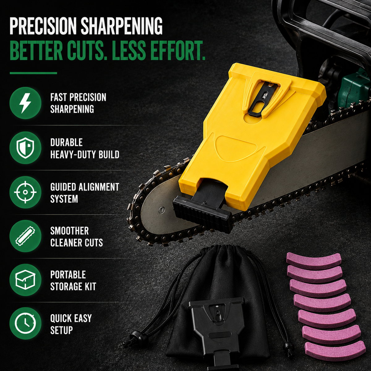 Chainsaw Chain Sharpener Kit