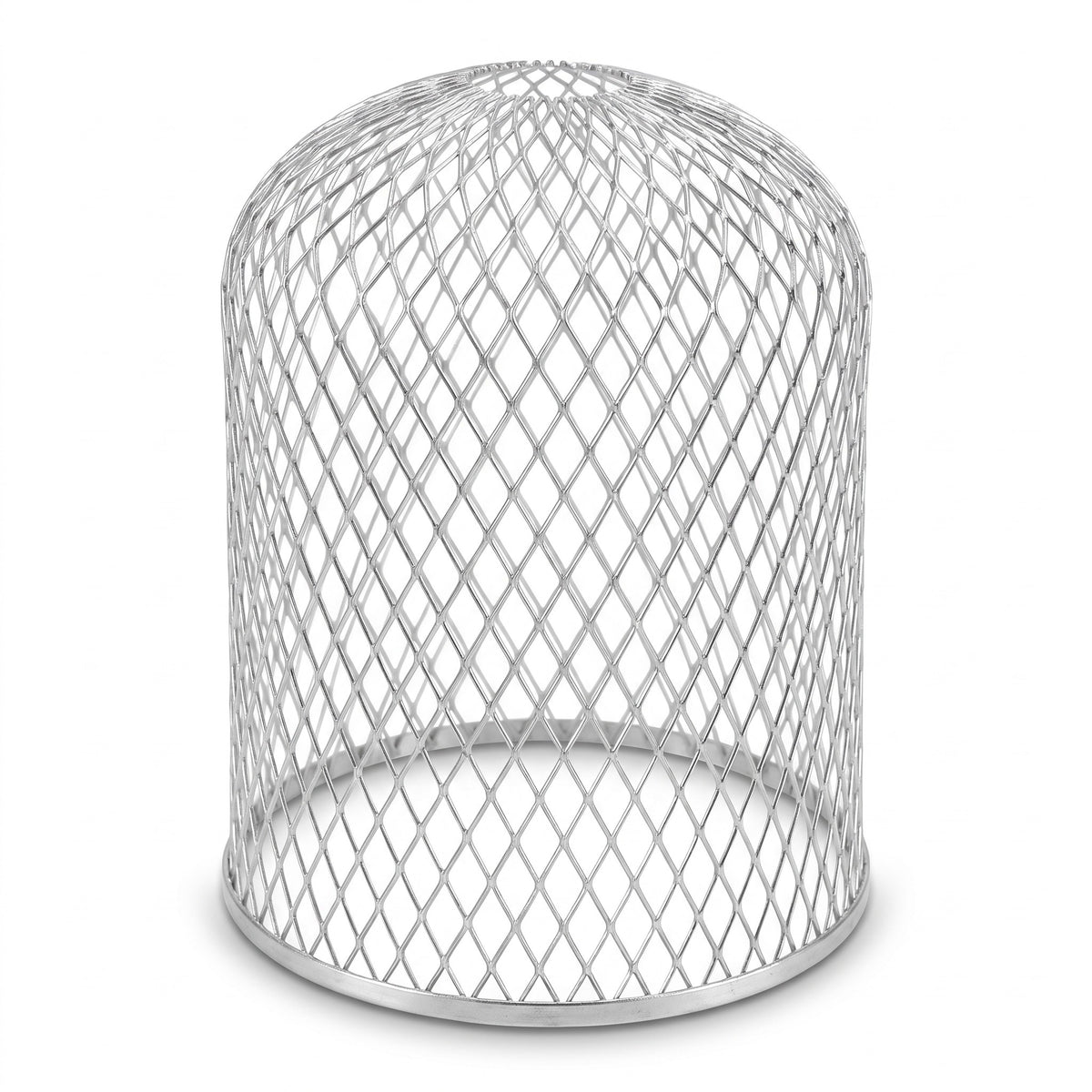 Aluminium gutter guard strainer on white background