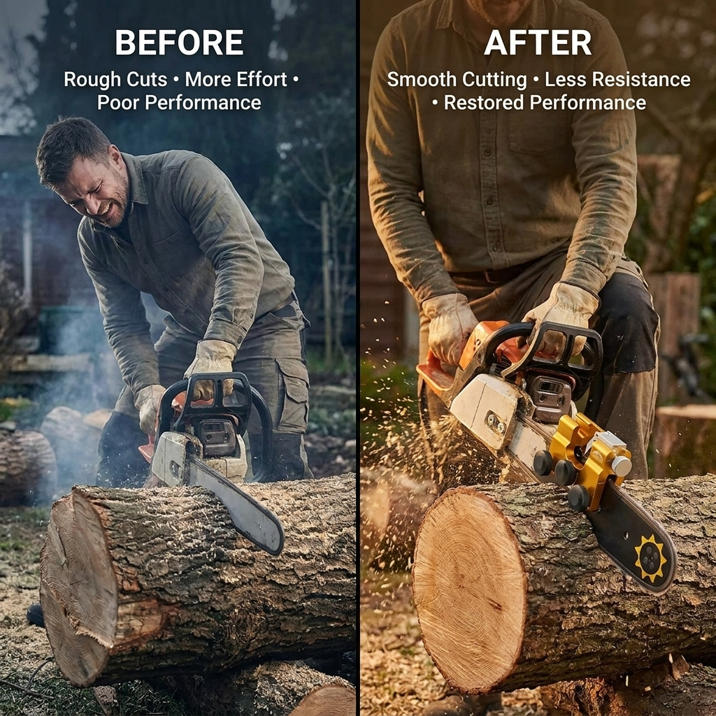 Chainsaw Chain Sharpener