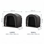 Large and small size dimensions