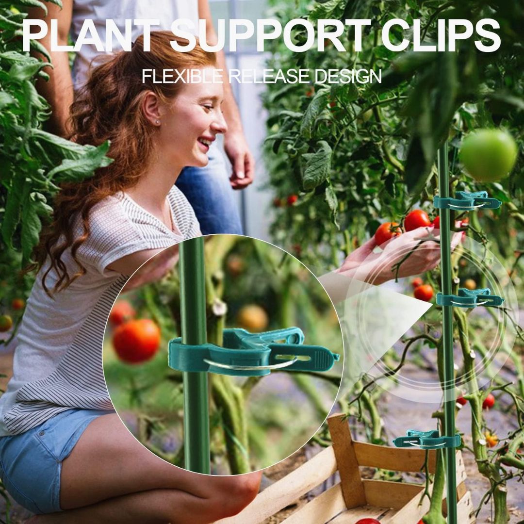20 Reusable Secure Plant Clips