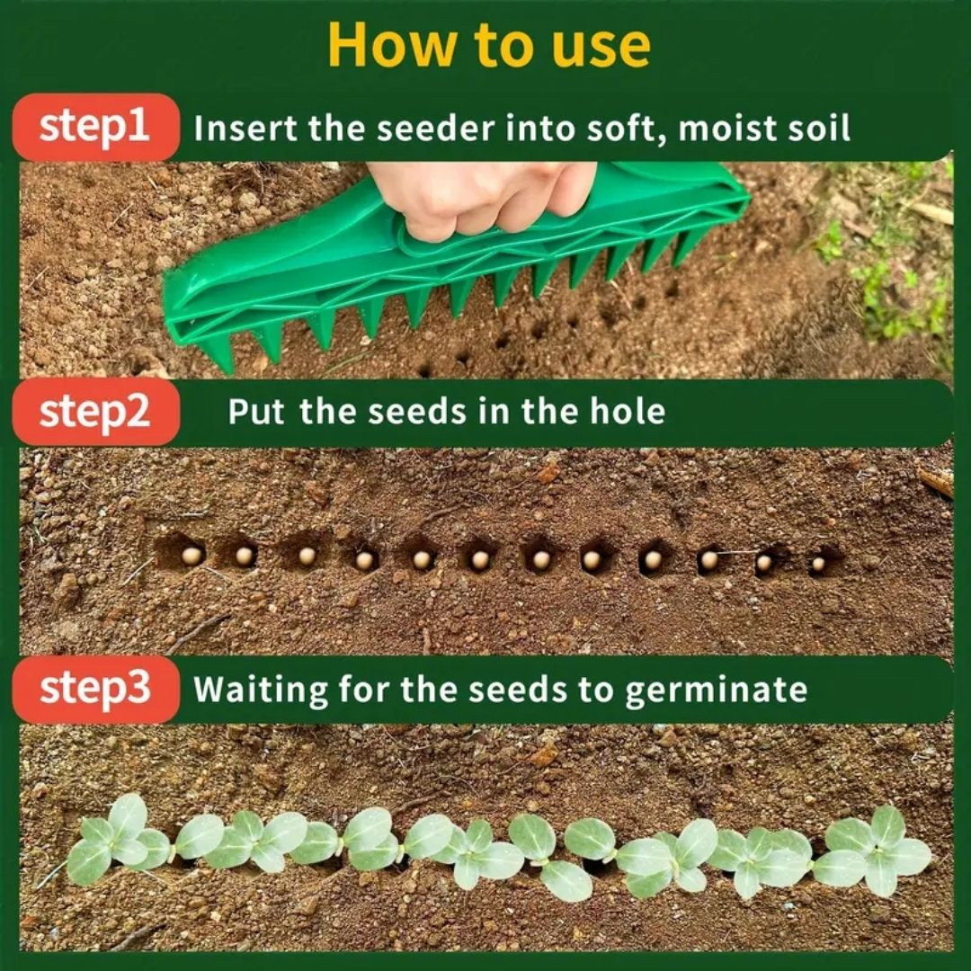 Hand Dibbler Garden Tool