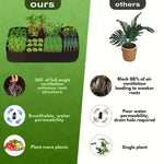 Extra-Large 8-Grid Raised Garden Bed Kit