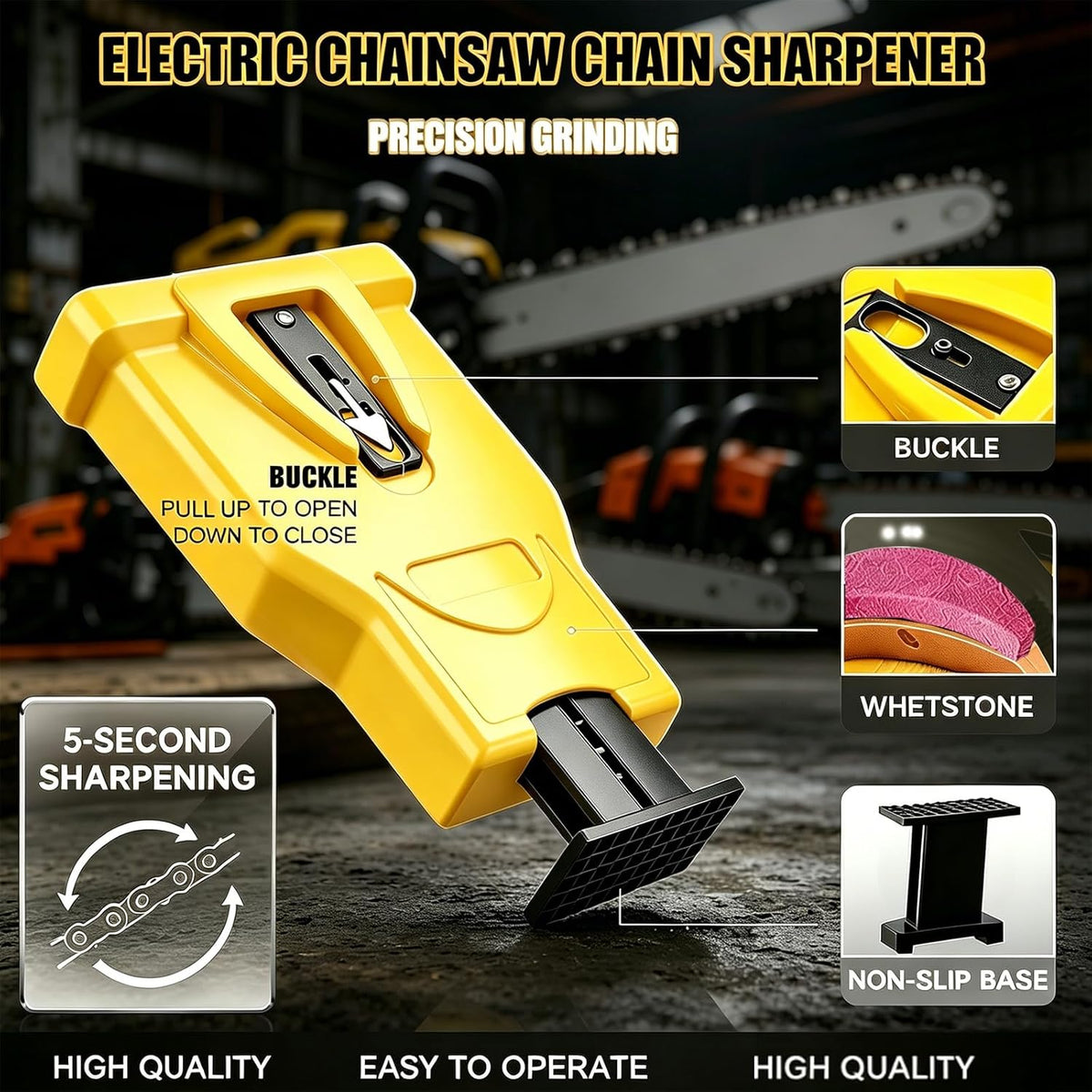 Chainsaw Chain Sharpener Kit