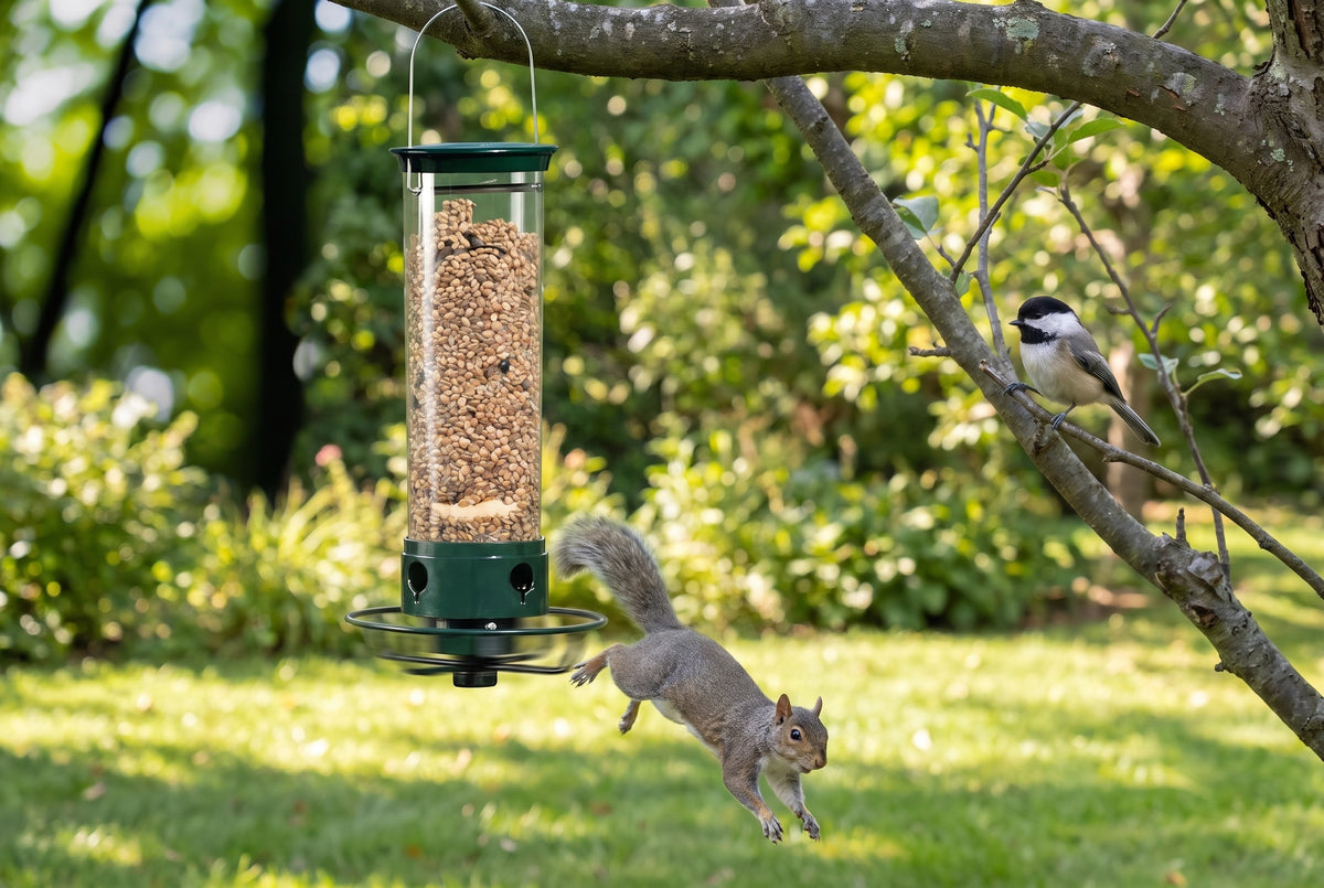 Bird feeder spinning perch