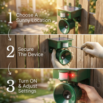 Motion Sensor Bird Repeller & Scarer