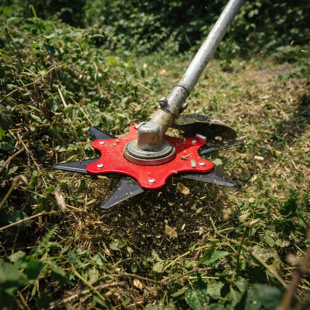 Universal Trimmer Head with 6 Manganese Steel Blades