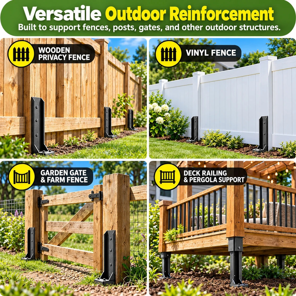 Versatile outdoor reinforcement